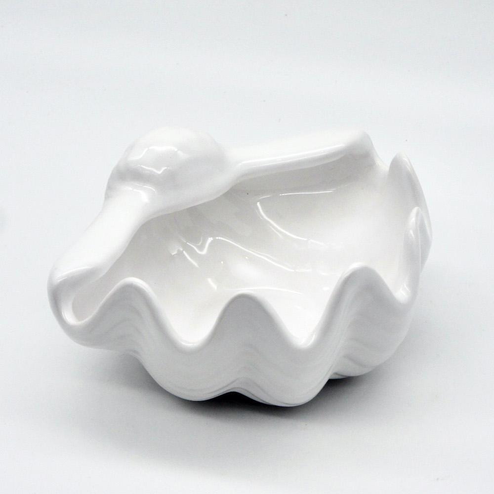 Ceramic Seashell - 6.3''