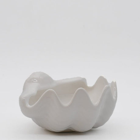 Ceramic Seashell 6.3'' - White