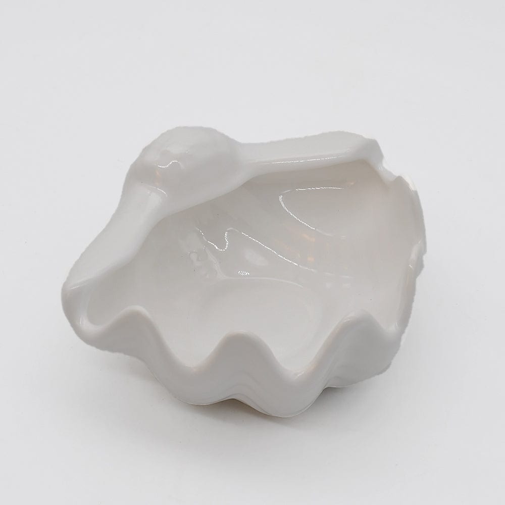 Ceramic Seashell 6.3'' - White