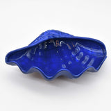 Ceramic Seashell 8.3" - Cobalt Blue