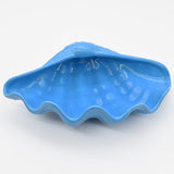 Ceramic Seashell 8.3" - Turquoise Blue