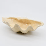 Ceramic Seashell Bowl 11.8'' - Beige