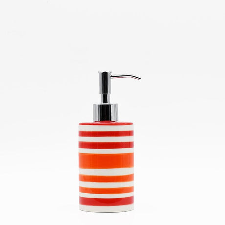 Ceramic Soap Dispenser - Red