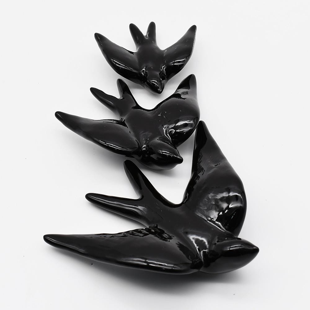 Ceramic Swallow - Black