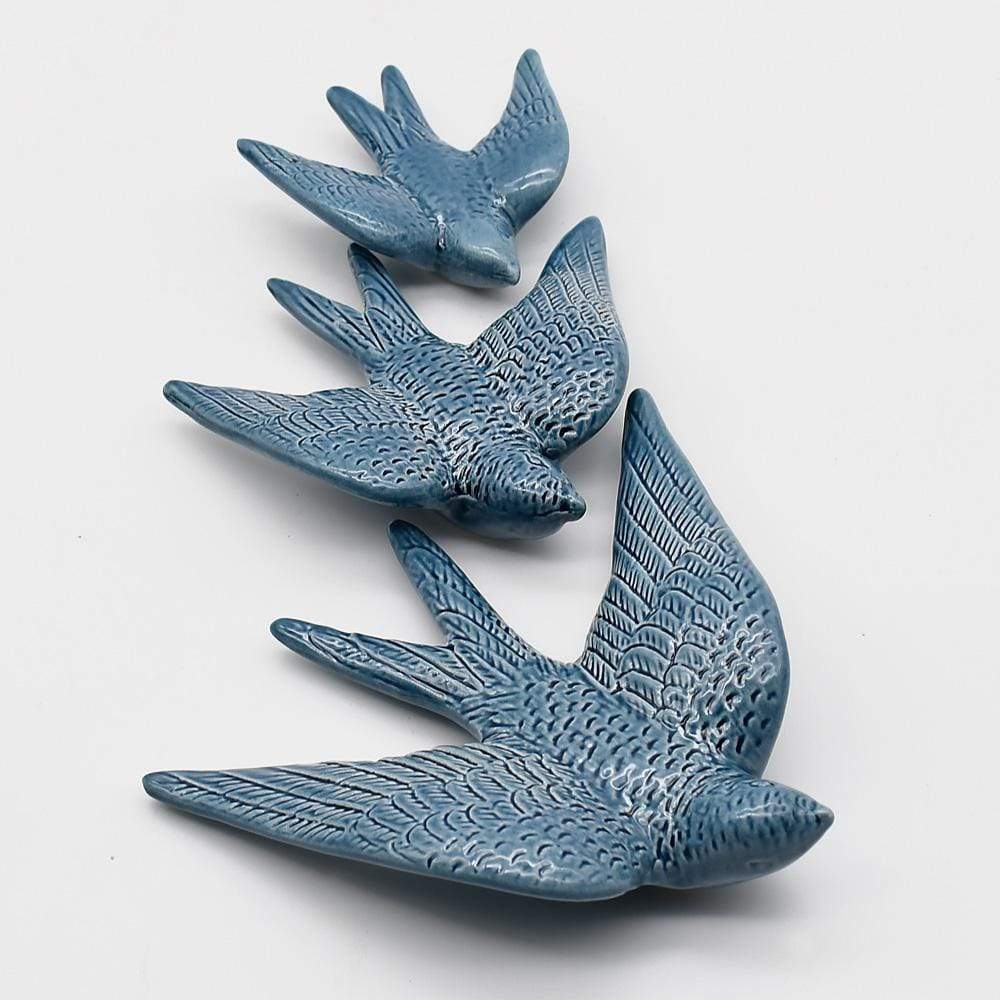 Ceramic Swallow - Blue