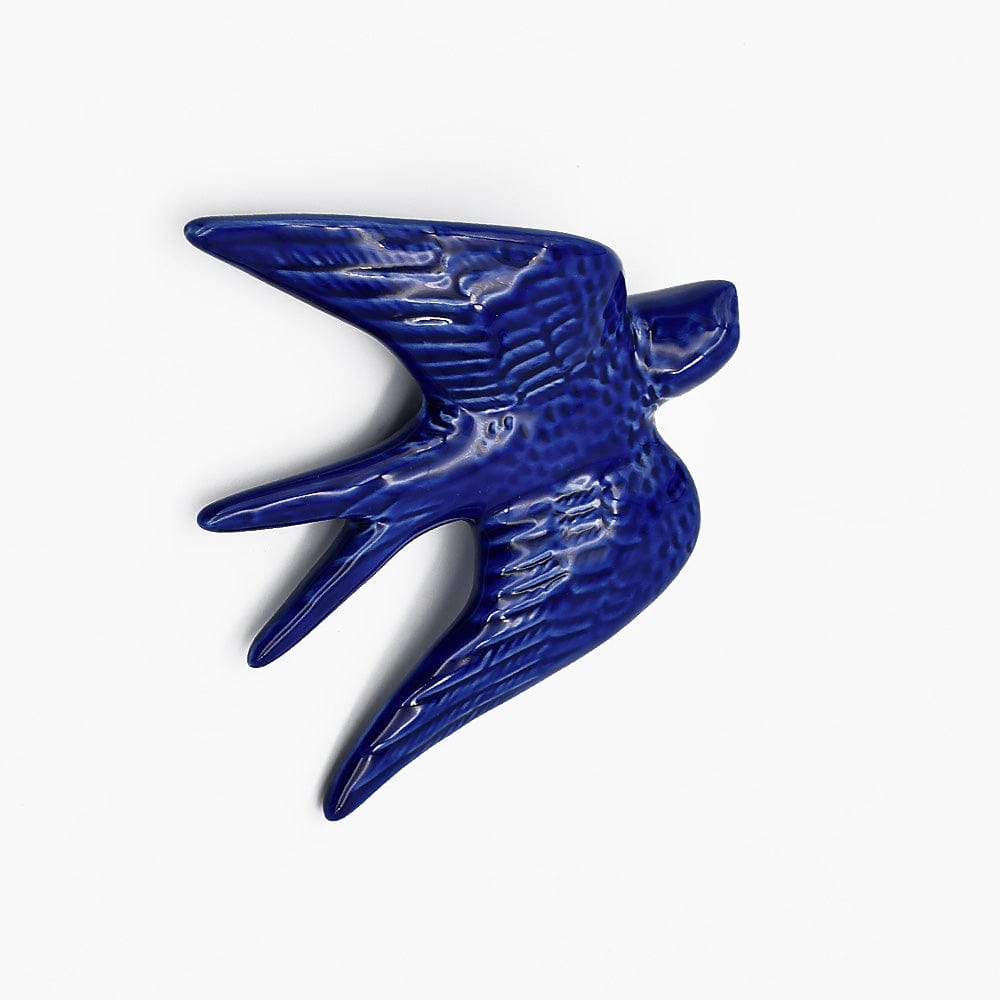 Ceramic Swallow - Cobalt Blue