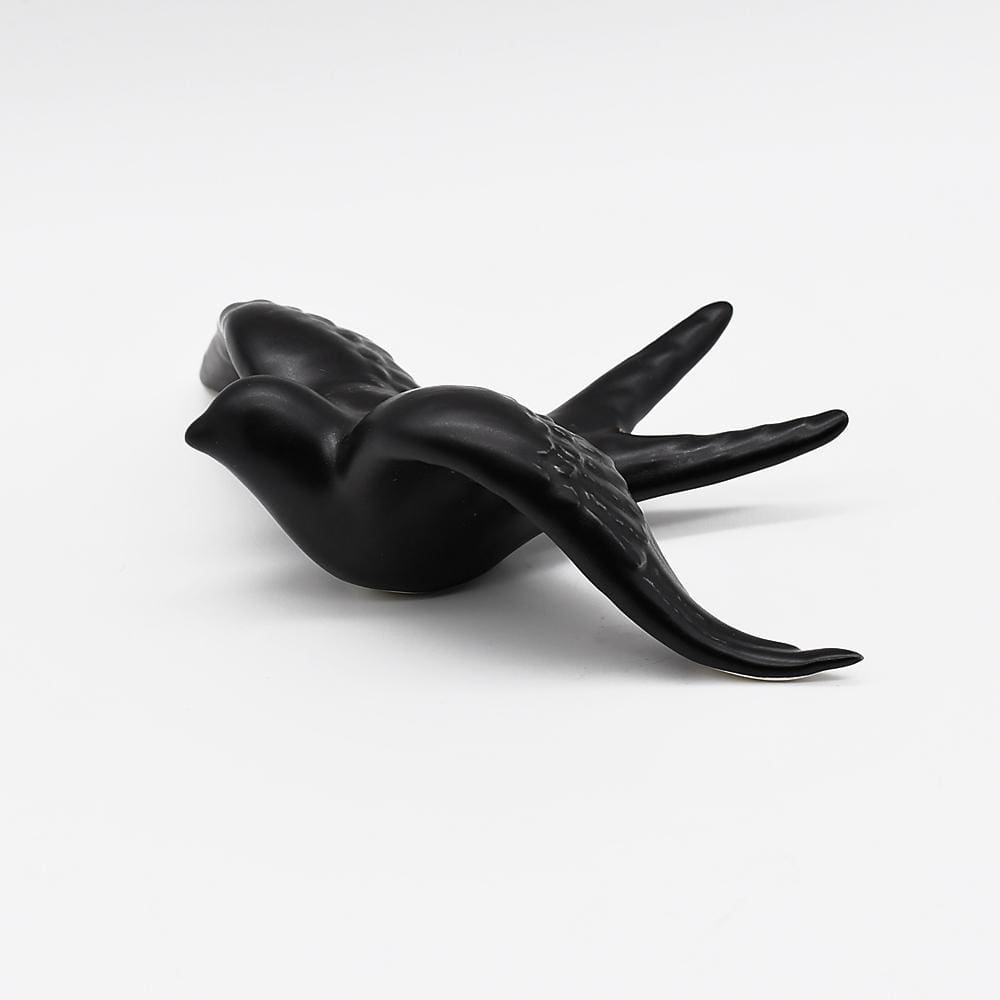 Ceramic Swallow from Caldas da Rainha - Black