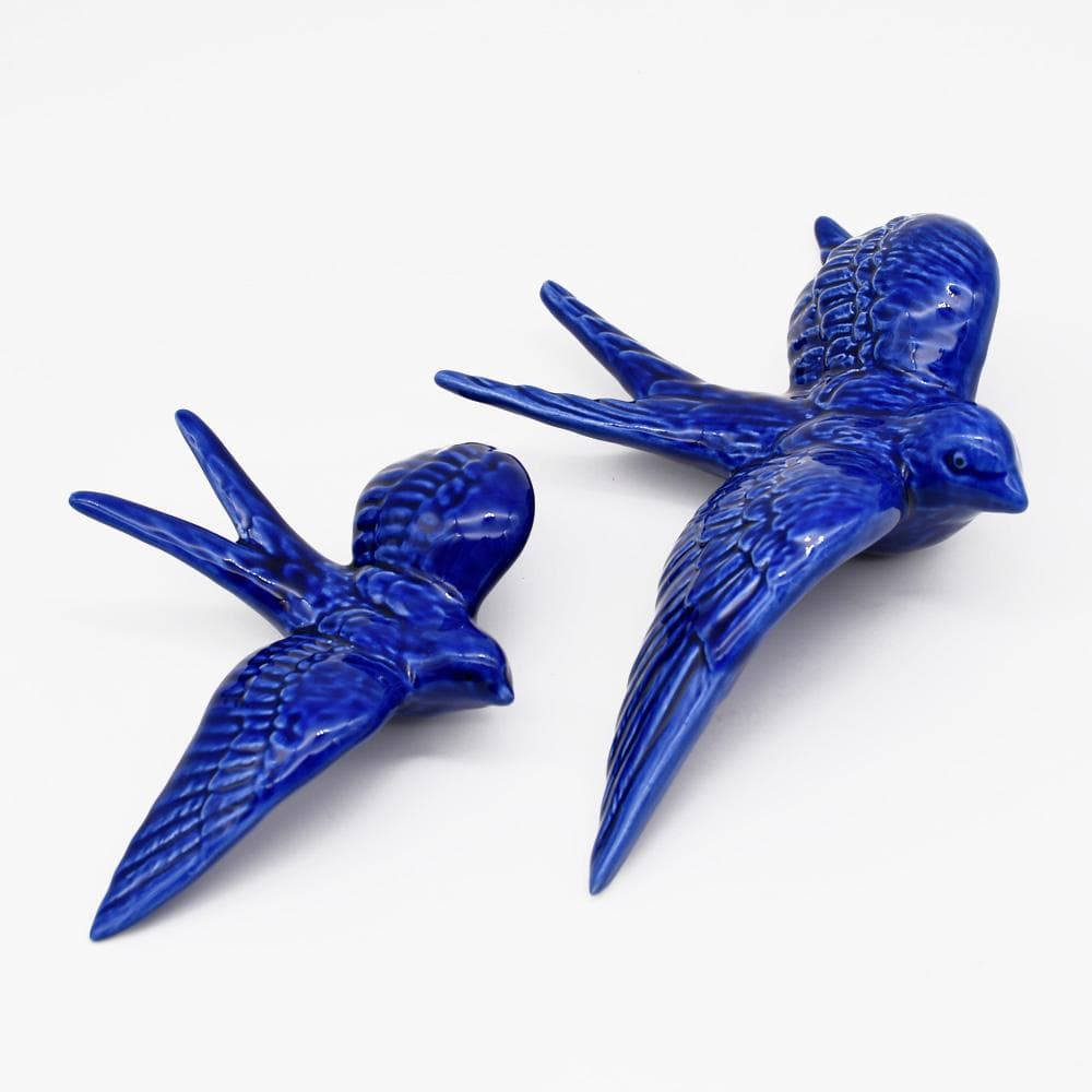 Ceramic Swallow from Caldas da Rainha - Blue