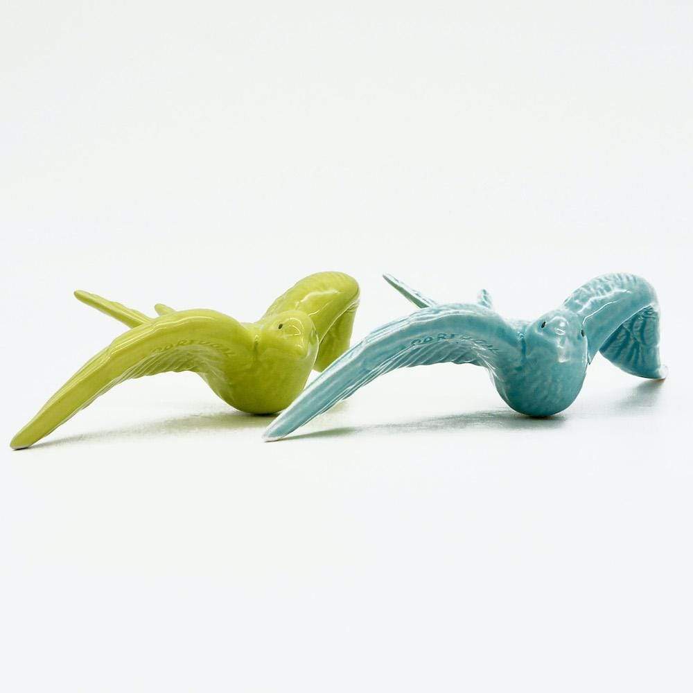 Ceramic Swallow from Caldas da Rainha - Light Blue