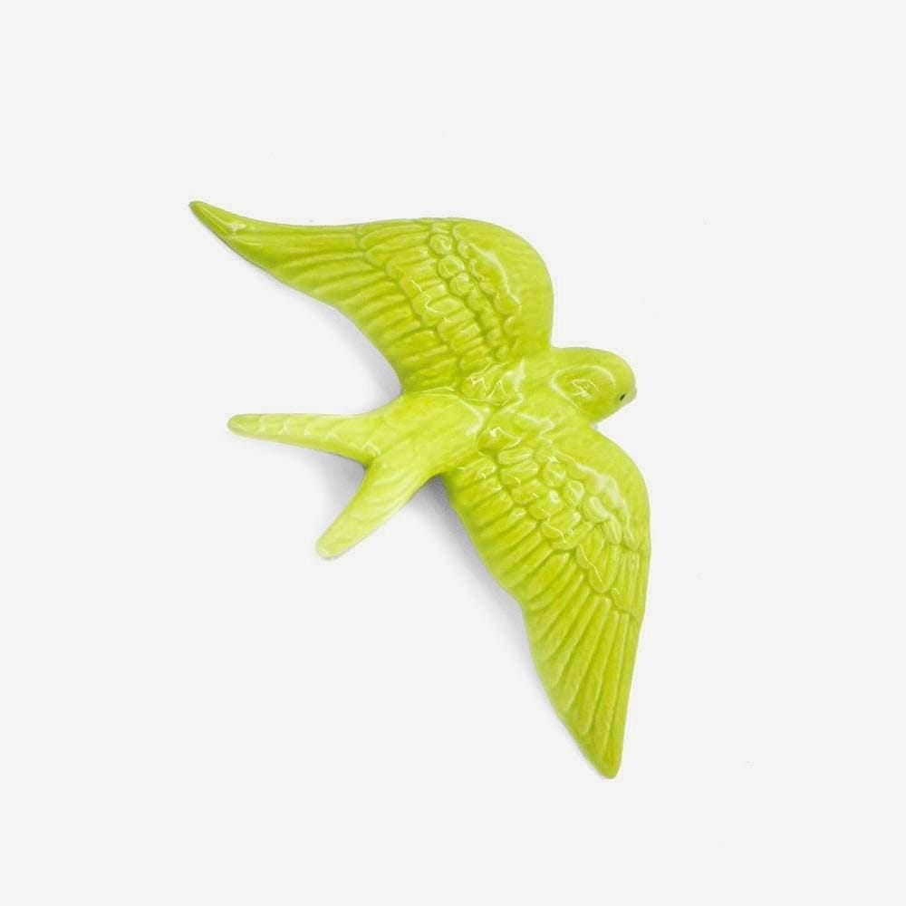 Ceramic Swallow from Caldas da Rainha - Light Green