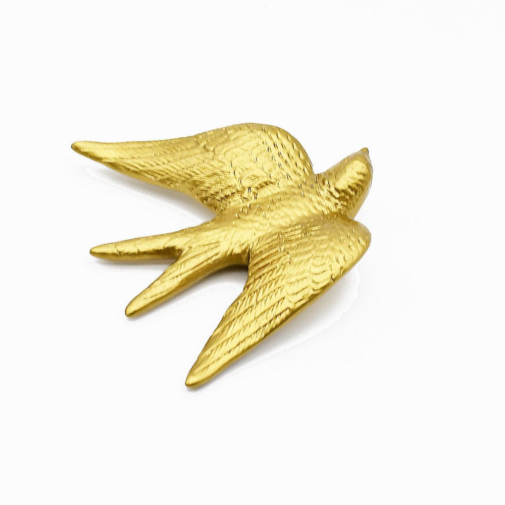 Ceramic Swallow - Gold