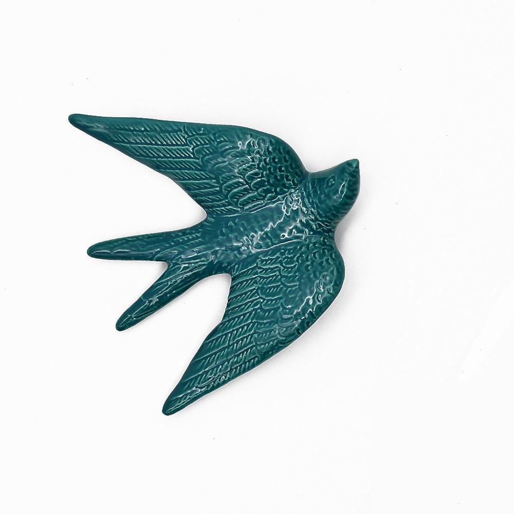 Ceramic Swallow - Green