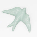 Ceramic Swallow - Light Green