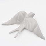 Ceramic Swallow Origami Style - Mat White