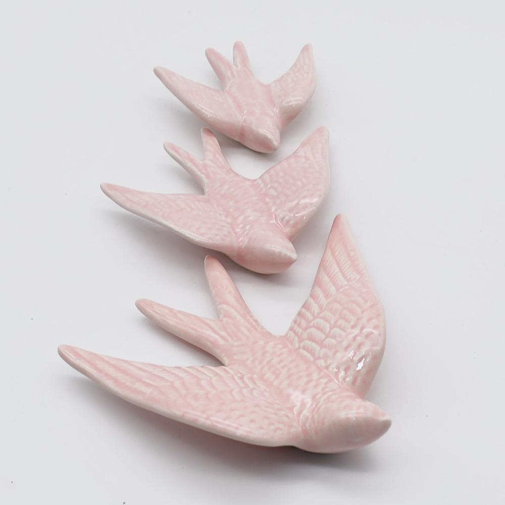 Ceramic Swallow - Pink