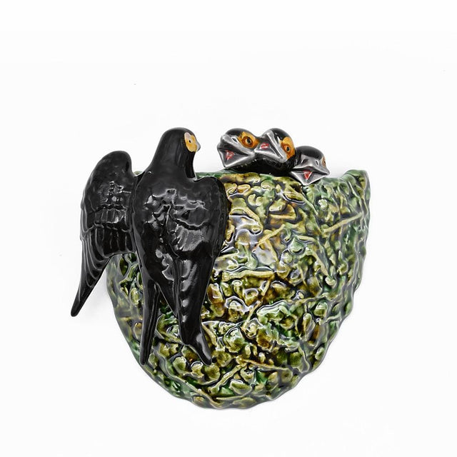 Ceramic swallow's Nest - Green