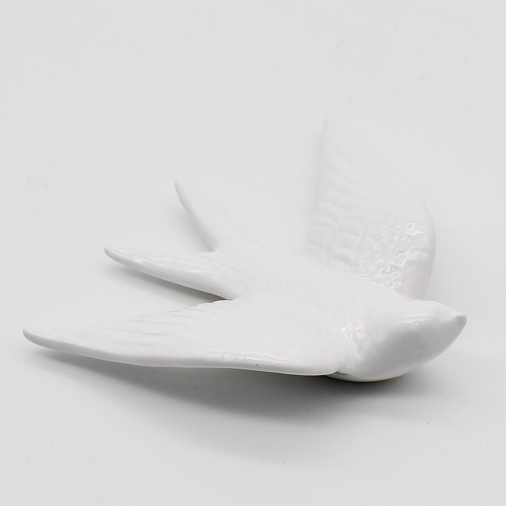 Ceramic Swallow - White