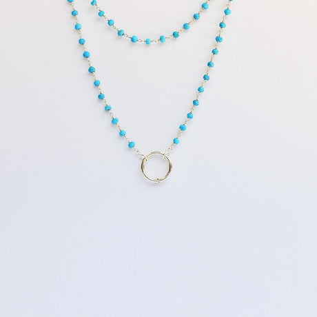 Charm Necklace - Turquoise