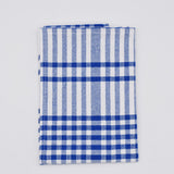 Checkered Napkins Blue