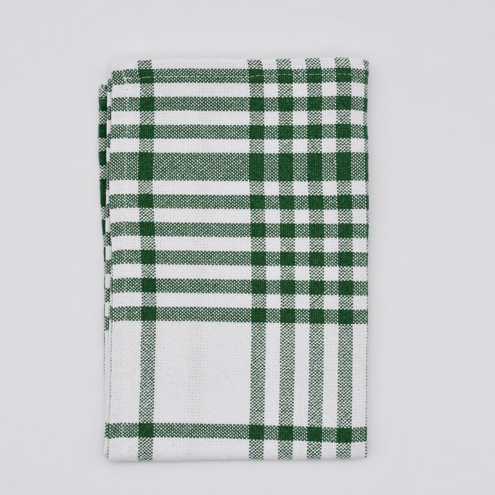 Checkered Napkins Green