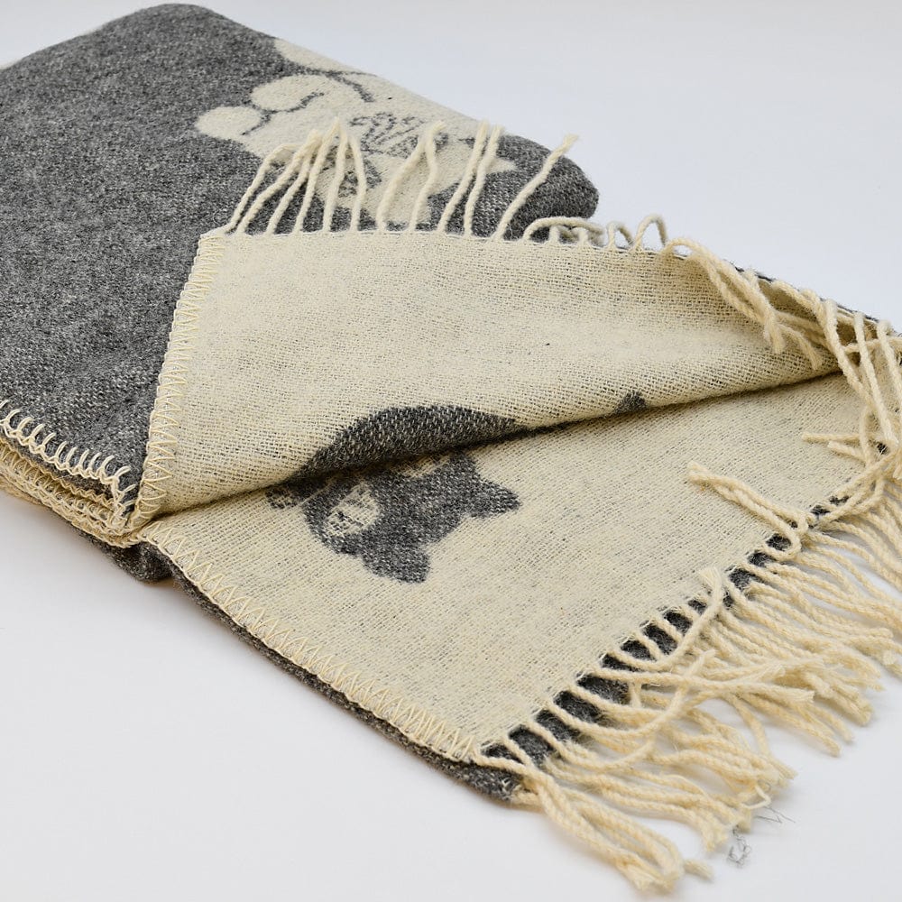 Children's Wool Blanket - Grey