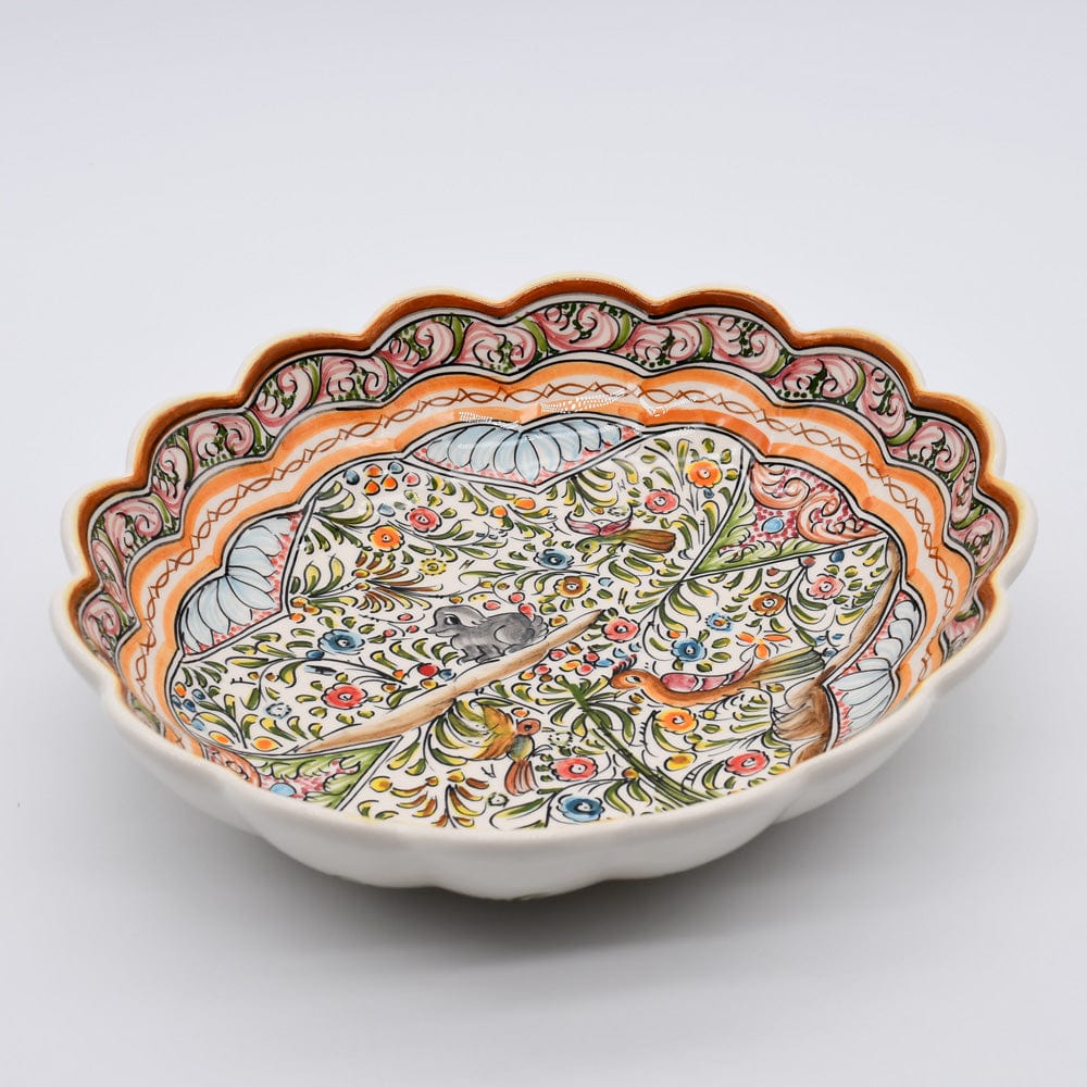 Coimbra Ceramic I Low Salad Bowl