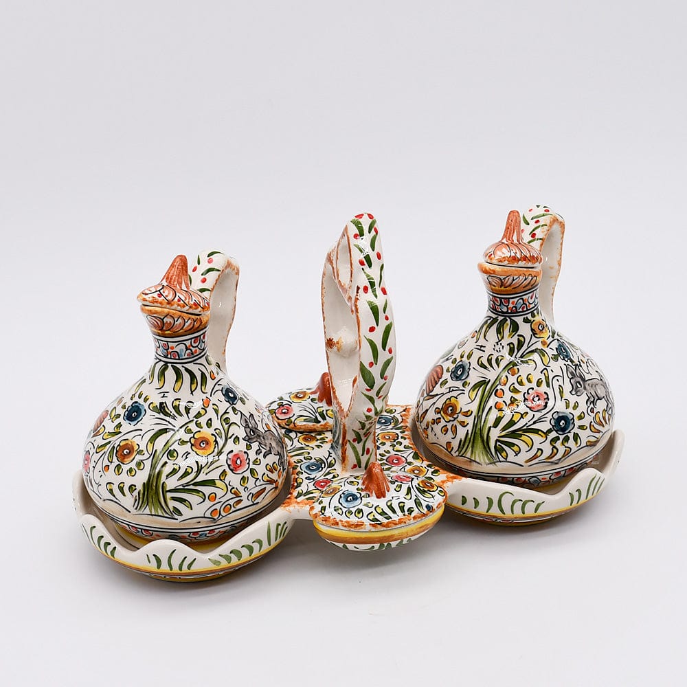 Coimbra Ceramic I Oil, vinegar, salt and pepper Dispenser