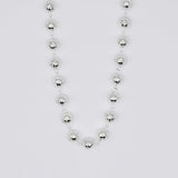 Conta de Viana I Silver Pearl Necklace