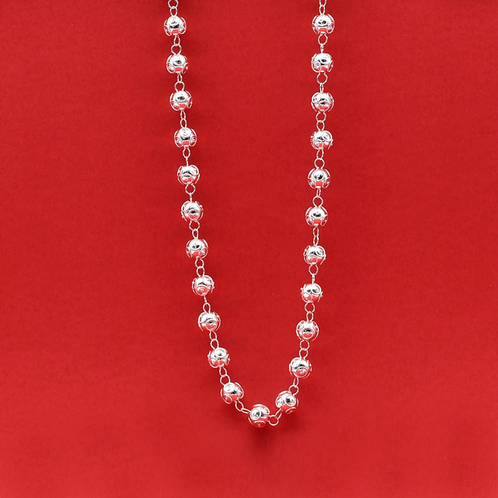 Conta de Viana I Silver Pearl Necklace