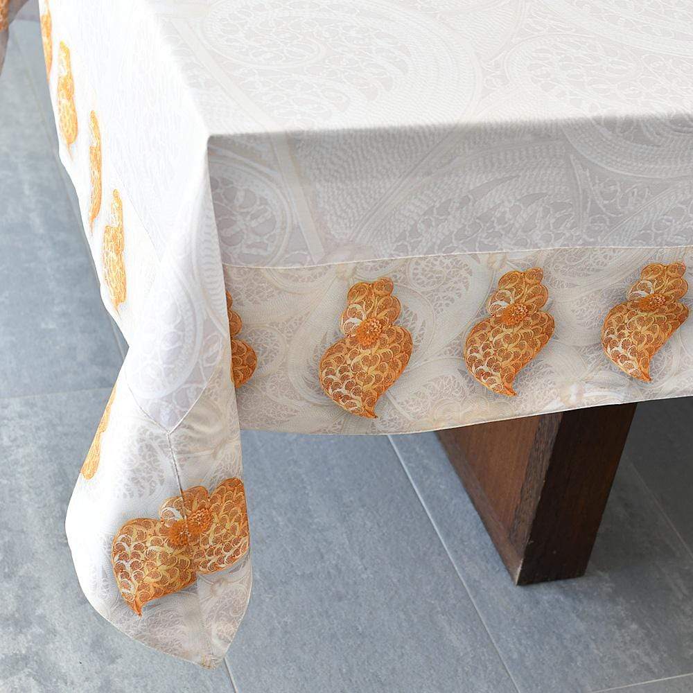 Coração de Viana I Cotton Tablecloth - Gold