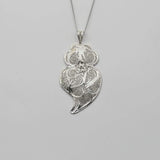 Coração de Viana I Silver Filigree Pendant - 2.8''