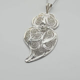 Coração de Viana I Silver Filigree Pendant - 2.8''