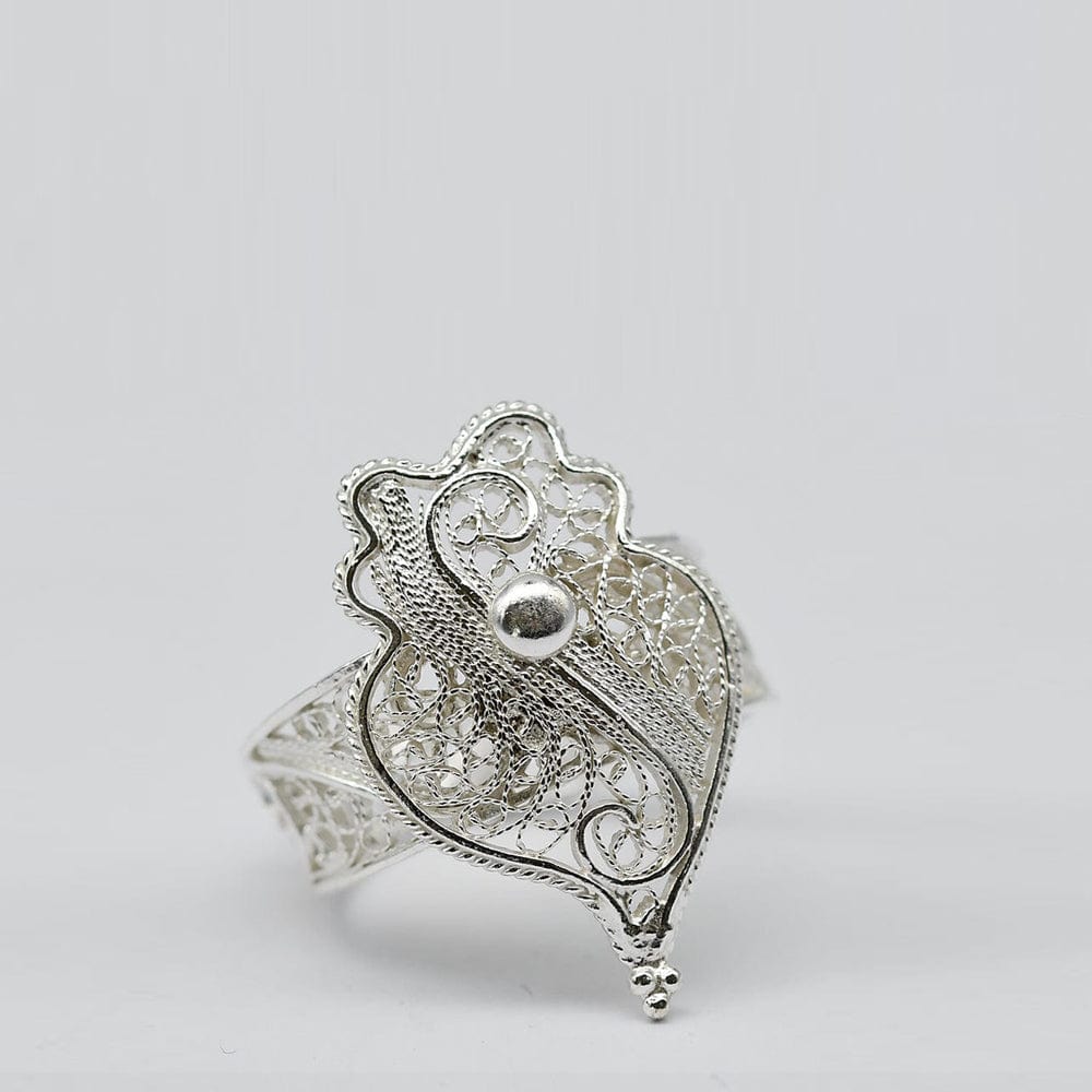 Coração de Viana I Silver Filigree Ring