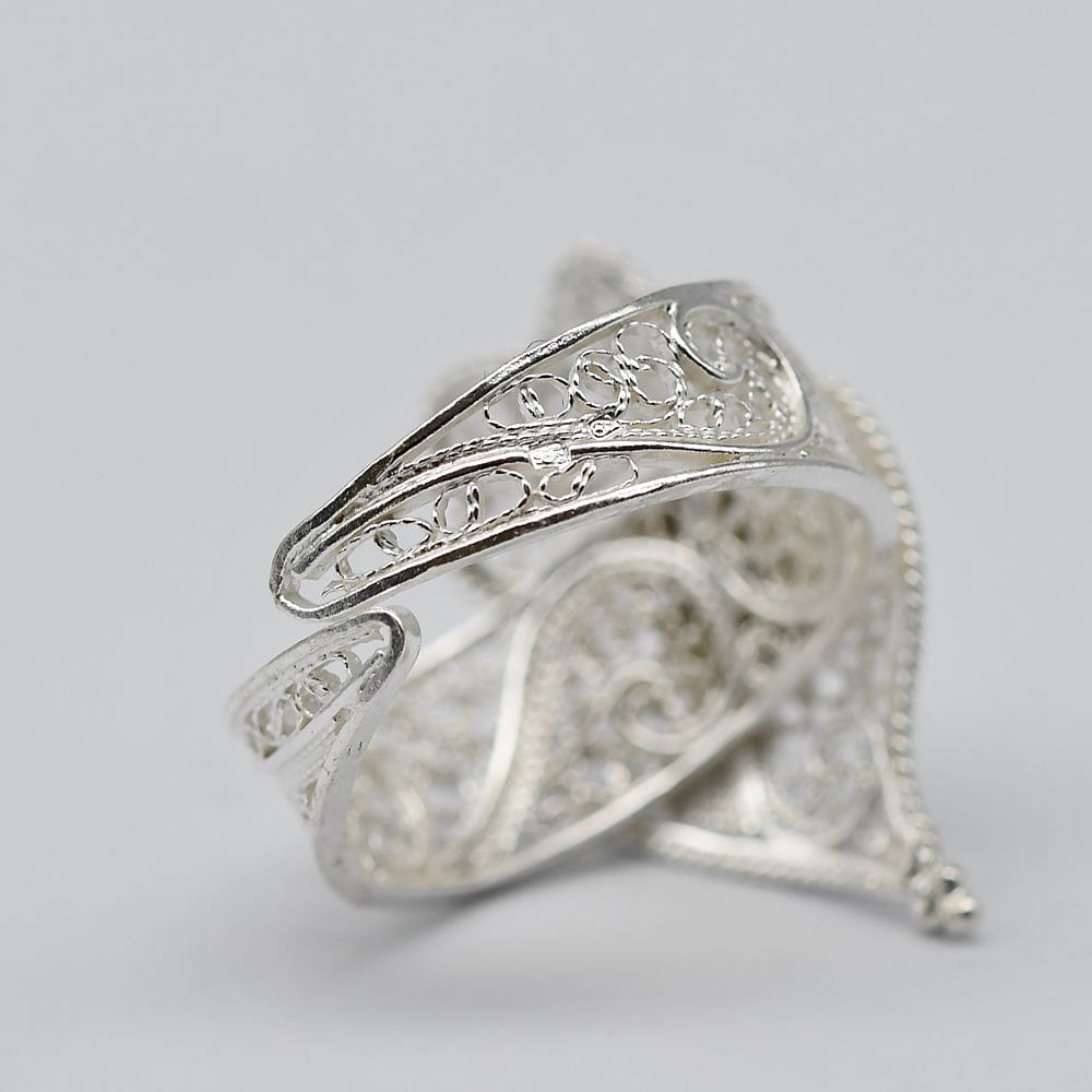 Coração de Viana I Silver Filigree Ring