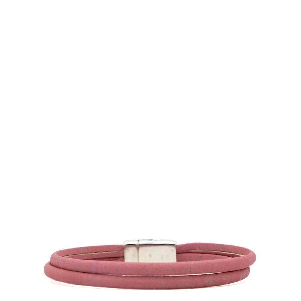 Cork bracelet - Pink