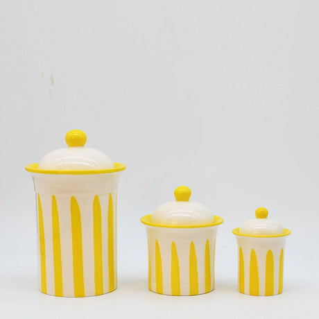 Costa Nova Mar I Kitchen Storage Boxes - Yellow