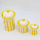 Costa Nova Mar I Kitchen Storage Boxes - Yellow