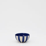 Costa Nova Mar I Striped Ceramic Bowl 3.2'' - Blue