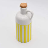 Costa Nova Mar I Striped Ceramic Pitcher 7.1'' - Yellow