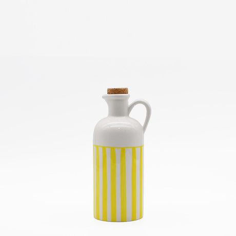 Costa Nova Mar I Striped Ceramic Pitcher 7.1'' - Yellow