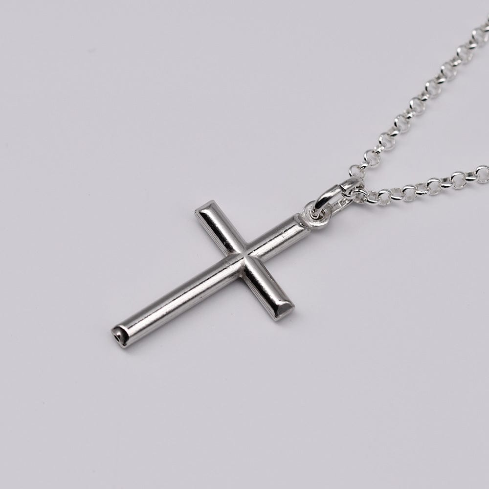 Cruz I Silver pendant - 1.2''