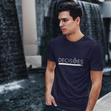 Decisões I Unisex T-shirt - Navy Blue