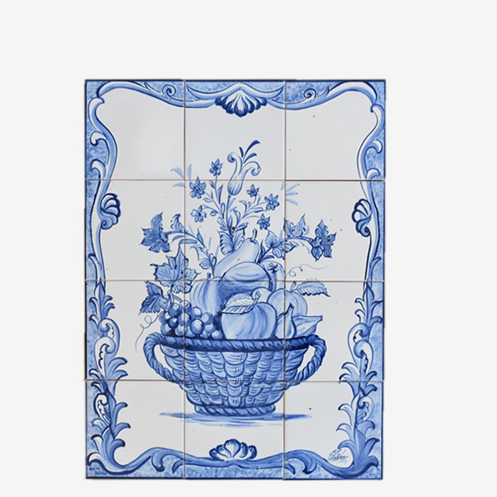 Decorative Panel of 12 Azulejos - 24x18''