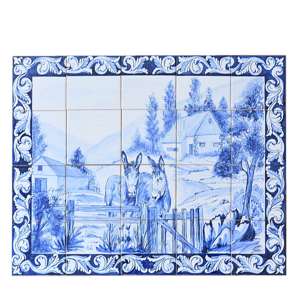 Decorative Panel of 20 Azulejos - 30x24''