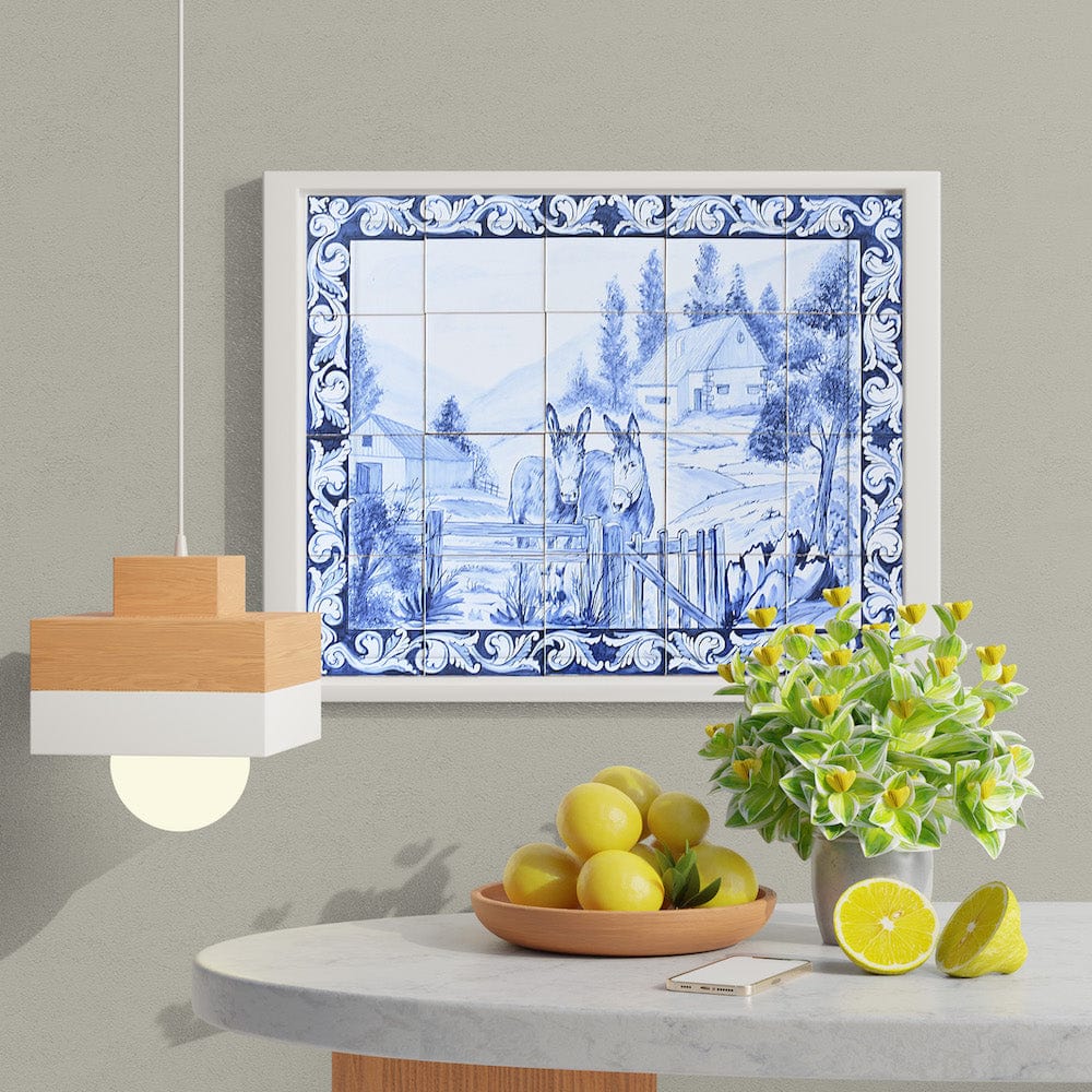 Decorative Panel of 20 Azulejos - 30x24''