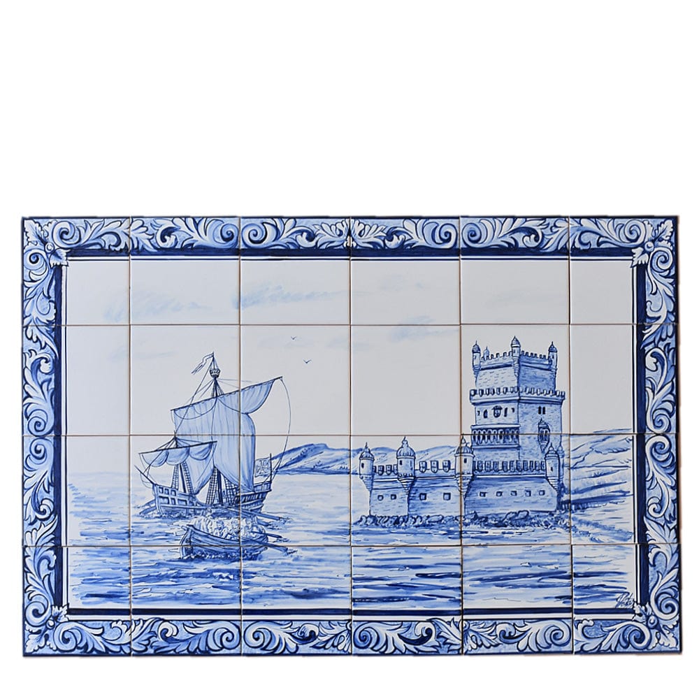 Decorative Panel of 24 Azulejos - 35x24''