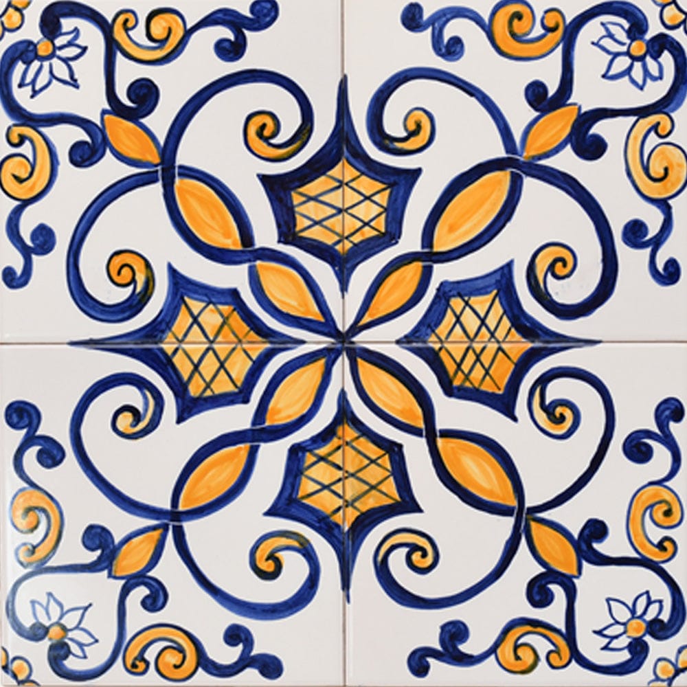 Decorative Panel of 4 azulejos 12X12''