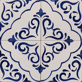 Decorative Panel of 4 azulejos 12X12''