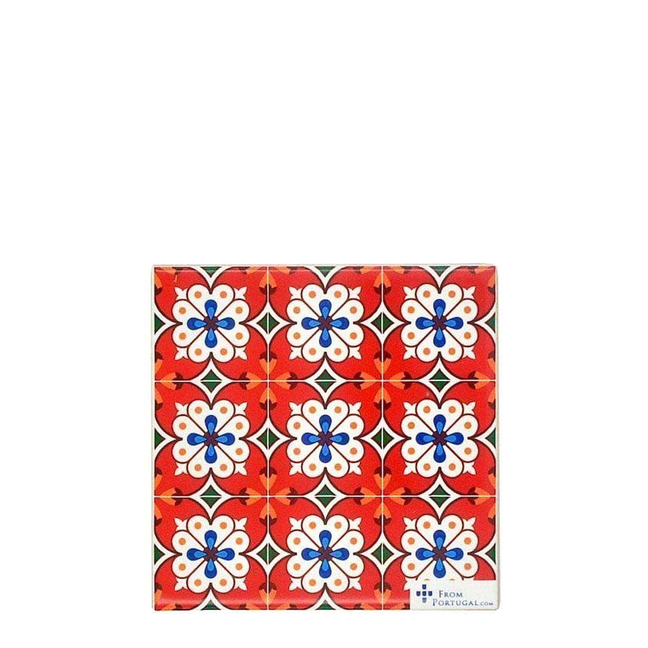 Dessous de verre Azulejo 4 motifs - 11cm Motif 1