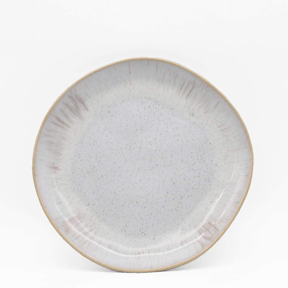 Eivissa I Fine stoneware Plate 28cm - White